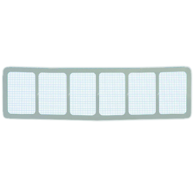 Lower nose screen - 1/4" mesh, unpainted