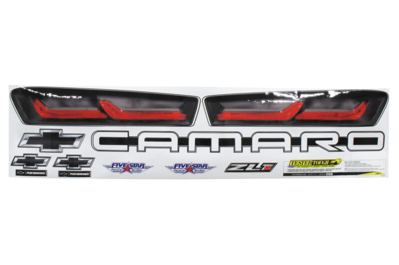 Decal Kit - Mustang - 2019 Five Star Body - Tail